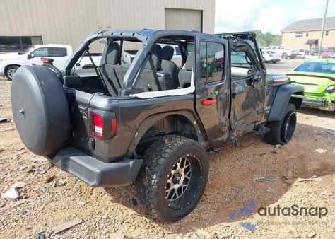 2020 Jeep Wrangler Unlimited Sport z USA, uszkodzony, nr VIN 1C4HJXDG1LW121492